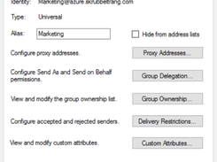 Group management, Office 365