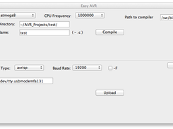 Screenshot of GUI