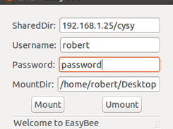 Easybee work window