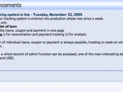 About information incl. numbers of active users online