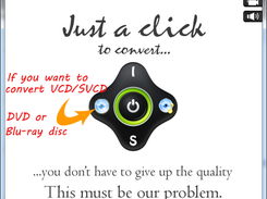 VCD/SVCD/DVD/Blu-ray converting button