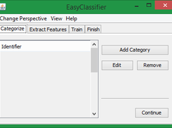 Categorize tab