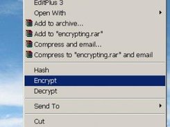 hash, encrypt & decrypt items in context menu.