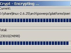 encrypting files.