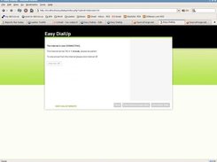 2. Easy DialUp Internet connecting page