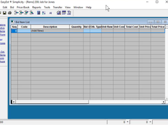 EasyEst Estimating Software Screenshot 1