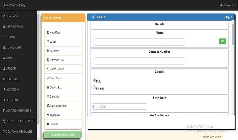 EasyForm Screenshot 1