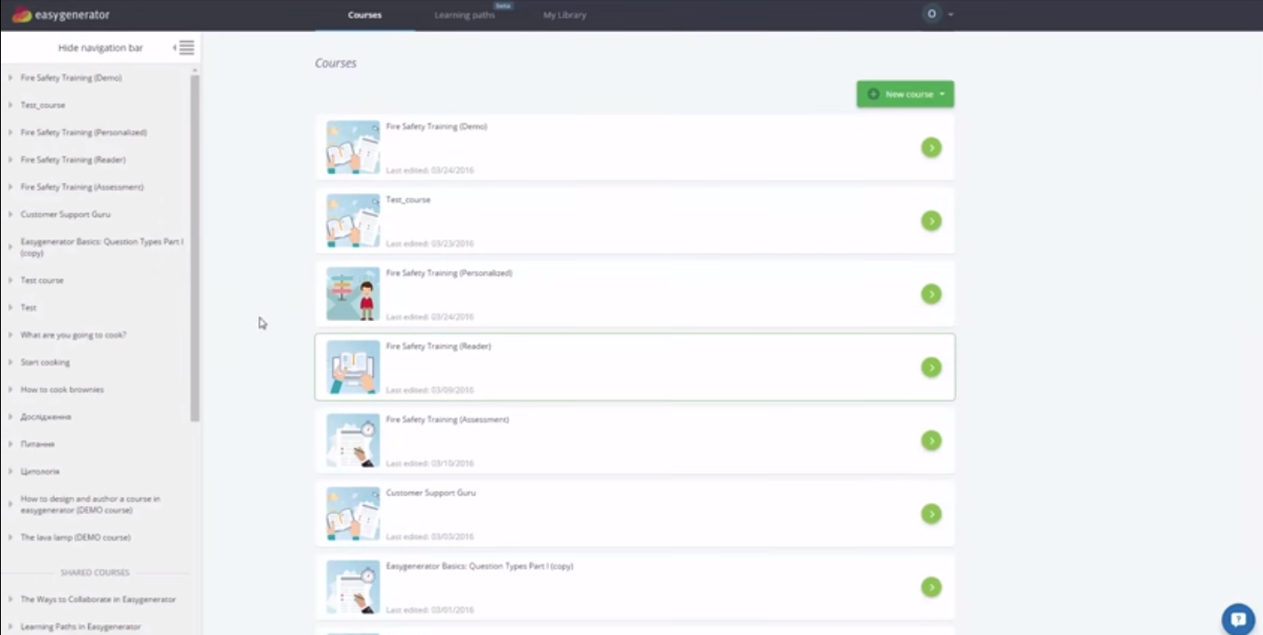 EasyGenerator-Courses