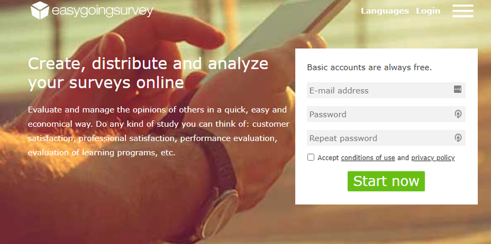 EasyGoingSurvey Screenshot 1