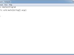 Result New Java bare bones file.  Saves about 30 seconds work!