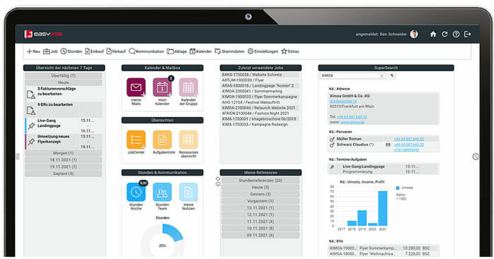 easyJOB Screenshot 1