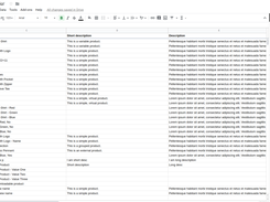 Export products from Woocommerce to Google Spreasheet