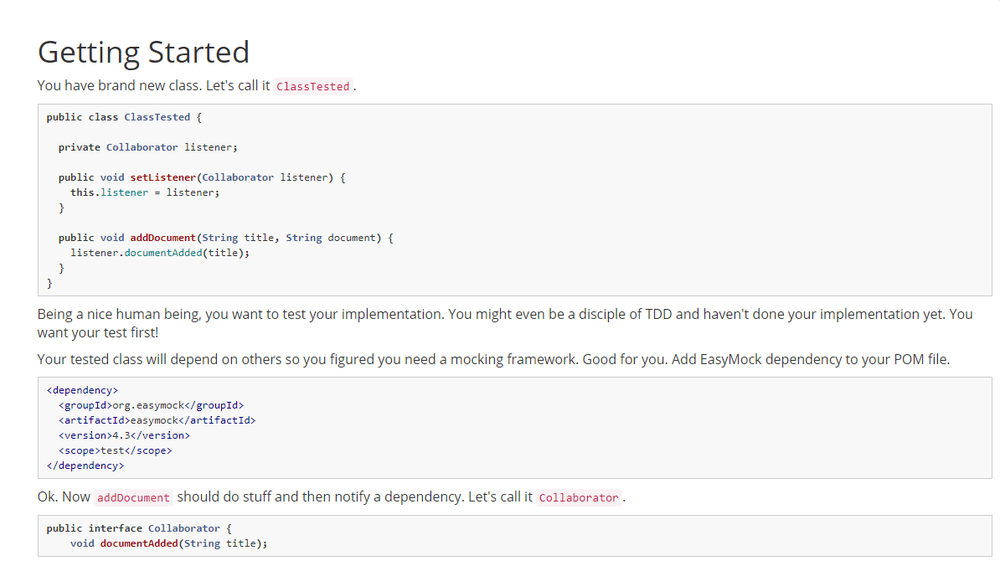 EasyMock Screenshot 1