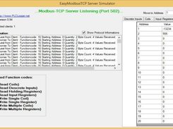 EasyModbusTCP Server Simulator .NET/JAVA Screenshot 2