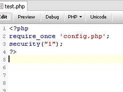 Simply add this code to your webpage to secure it.