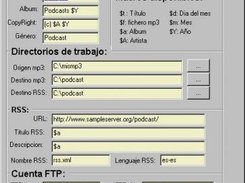 Configuration screen - Pantalla de configuracin