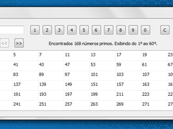 Tela após cálculo dos números primos até 1000.