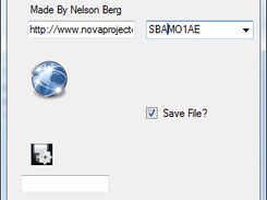 Default Window with save options Enabled