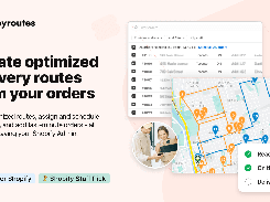 Plan optimized routes, assign and schedule deliveries, and add last-minute orders - all without leaving your Shopify Admin.