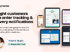 From custom order tracking pages to email and SMS delivery notifications, EasyRoutes lets you craft the perfect delivery experience.