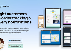 From custom order tracking pages to email and SMS delivery notifications, EasyRoutes lets you craft the perfect delivery experience.