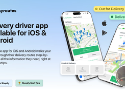 Our mobile app for iOS and Android walks your drivers through their delivery routes step-by-step, with all the information they need, right at their fingertips.