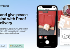 Easily collect photos, eSignatures, and custom notes to share with your customers for every successful and attempted delivery.
