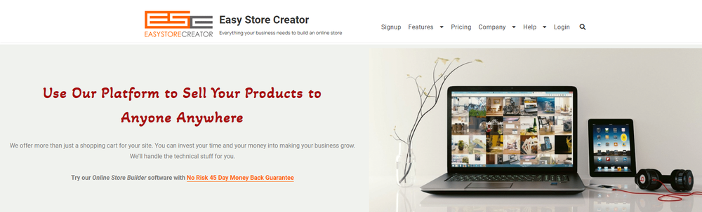 EasyStoreCreator Screenshot 1