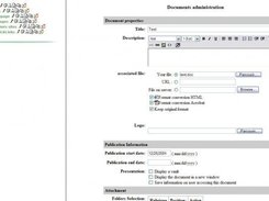 Creation of a new document