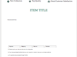 Diamond Template MyTemplates Use In Up To 50 Listings