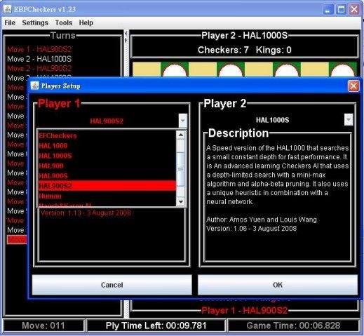 Checkers, Software