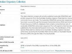 Landing page: collection metadata