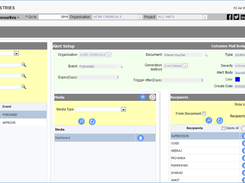 ebizframe Application Alert Set-Up