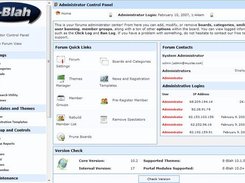 E-Blah 10 Administrator Control Panel