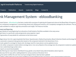 eBloodBanking Screenshot 1