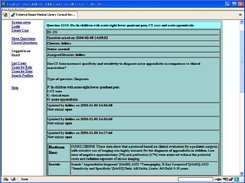 An answered question (top of page)