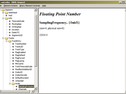 EBMLInspect looking at the sample rate of an audio file