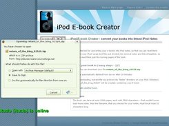 Downloading the finished E-book.