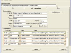 eBook Tools Metadata