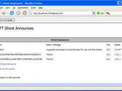 A screenshot of EBTT's ghost announce function
