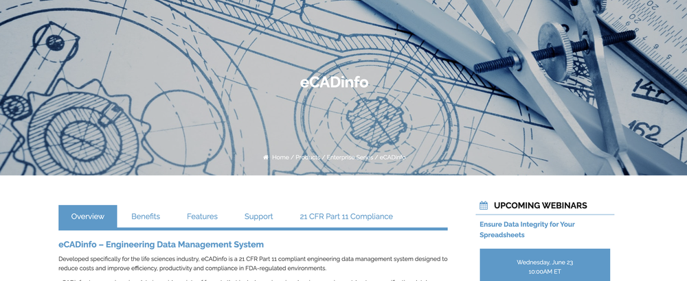 eCADinfo Screenshot 1