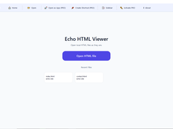Echo HTML Viewer FREE Screenshot 1