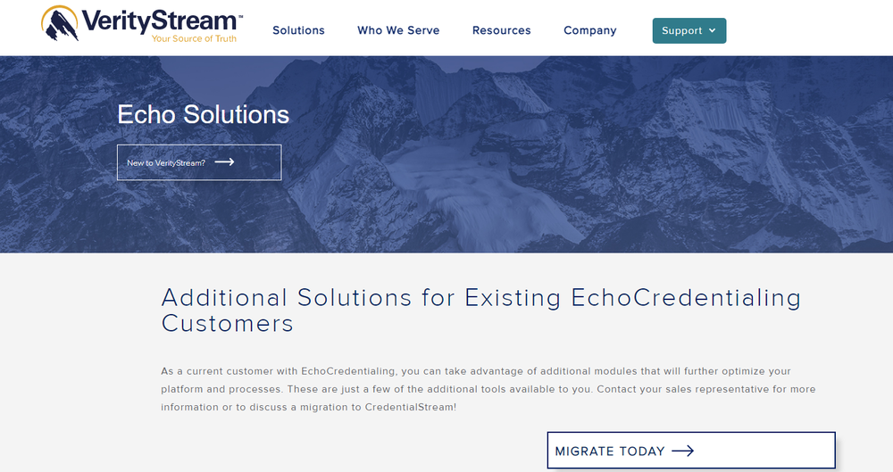EchoCredentialing Screenshot 1