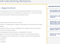 EchoCredentialing Screenshot 1