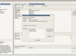 Algorithm scheduler screen