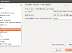 Extension Import Wizard Preferences