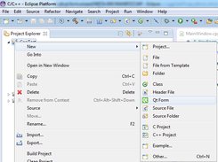 Context menu item.