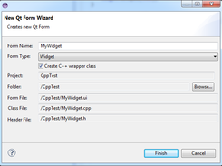Wizard Dialog.