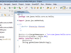 Create Projects with sample Hello Web service