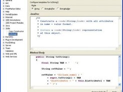 Configure preferences for toString()